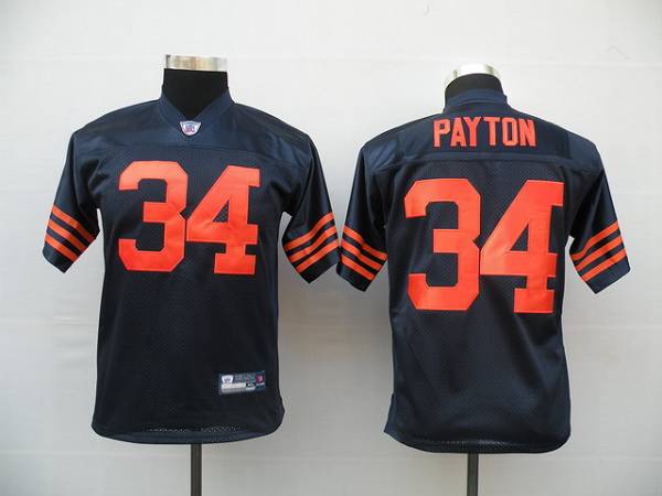 Chicago Bears #34 Walter Payton Custom Stitched Throwback Jersey