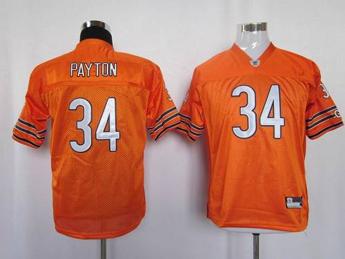 Elite Youth Walter Payton Orange Jersey - #34 Football Chicago Bears Drift  Fashion